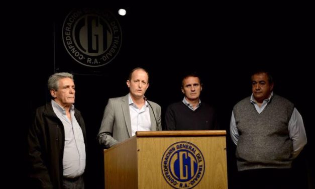 INSAURRALDE CON LA CGT UNIFICADA