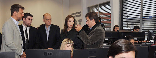 VIDAL RECORRIO EL CENTRO DE MONITOREO DE LANUS