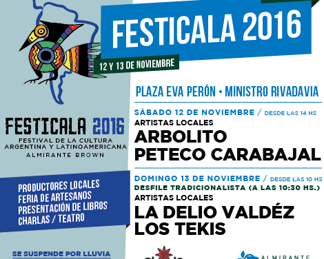 FESTIVAL DE CULTURA ARGENTINA Y LATINOAMERICANA EN MINISTRO RIVADAVIA