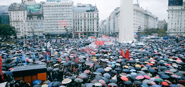 NI UNA MENOS, PARO Y MARCHA CONTRA LA VIOLENCIA DE GENERO