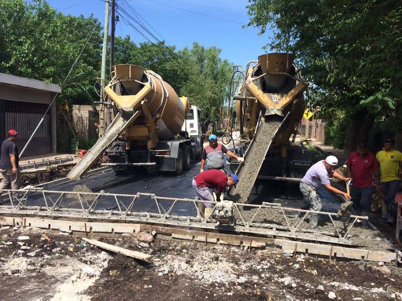CASCALLARES SUPERVIZO OBRAS EN EL DISTRITO