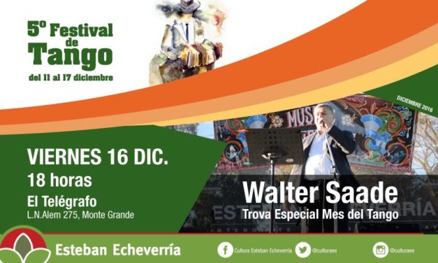 FIN DE SEMANA DE TANGO EN ESTEBAN ECHEVERRIA