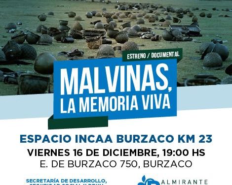BROWN, ESTRENAN PELICULA SOBRE MALVINAS