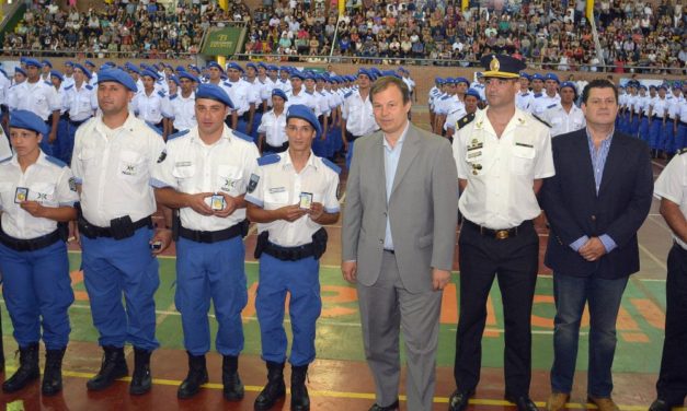CASCALLARES PUSO EN FUNCIONES A NUEVOS POLICIAS MUNICIPALES