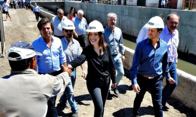 LOMAS DE ZAMORA, VIDAL RECORRIO LAS OBRAS DEL ARROYO DEL REY