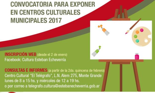 ECHEVERRIA, CONVOCATORIA A EXPOSITORES