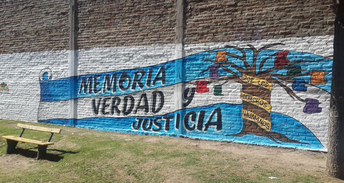 SEMANA DE LA MEMORIA, PINTADA DE MURALES EN ESTEBAN ECHEVERRIA