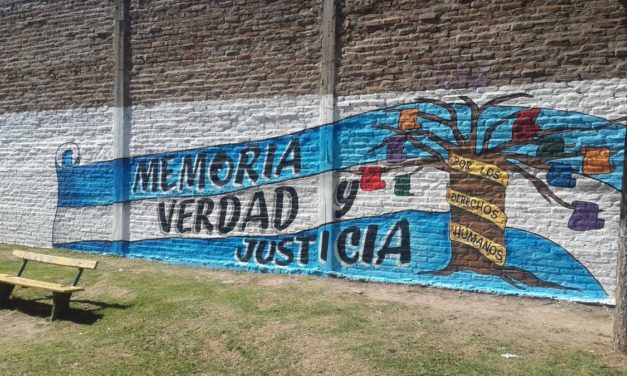 SEMANA DE LA MEMORIA, PINTADA DE MURALES EN ESTEBAN ECHEVERRIA