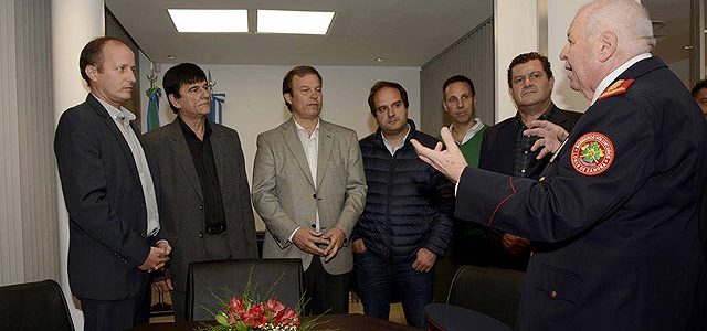 LA FEDERACION DE BOMBEROS INAUGURO SEDE EN LOMAS