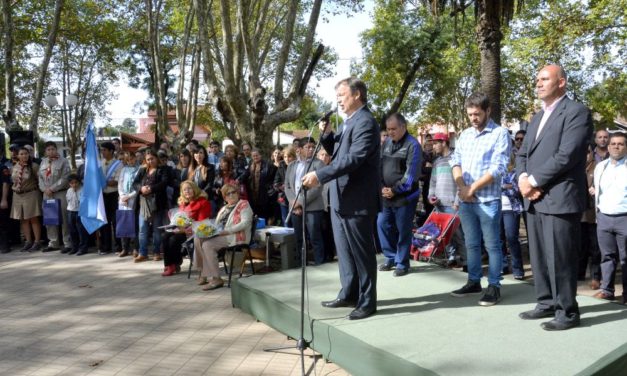 ANIVERSARIO DE CLAYPOLE, CASCALLARES ANUNCIO OBRAS PARA LA CIUDAD