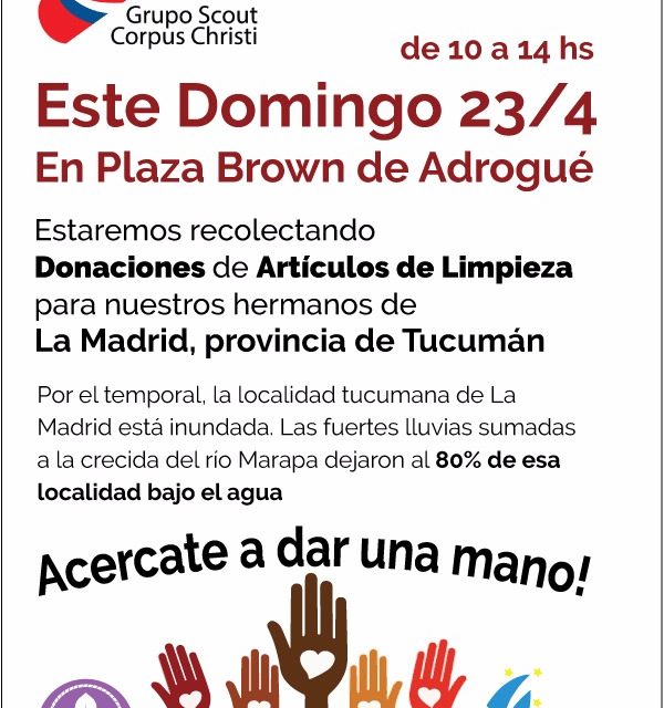CAMPAÑA SOLIDARIA PARA TUCUMAN