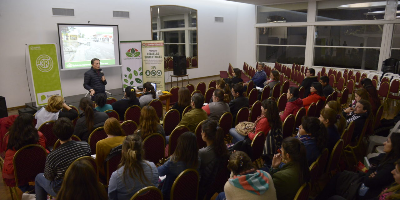 ESCUELAS SUSTENTABLES Y GENERACIÓN 3R, CAPACITACION DOCENTE EN ESTEBAN ECHEVERRIA