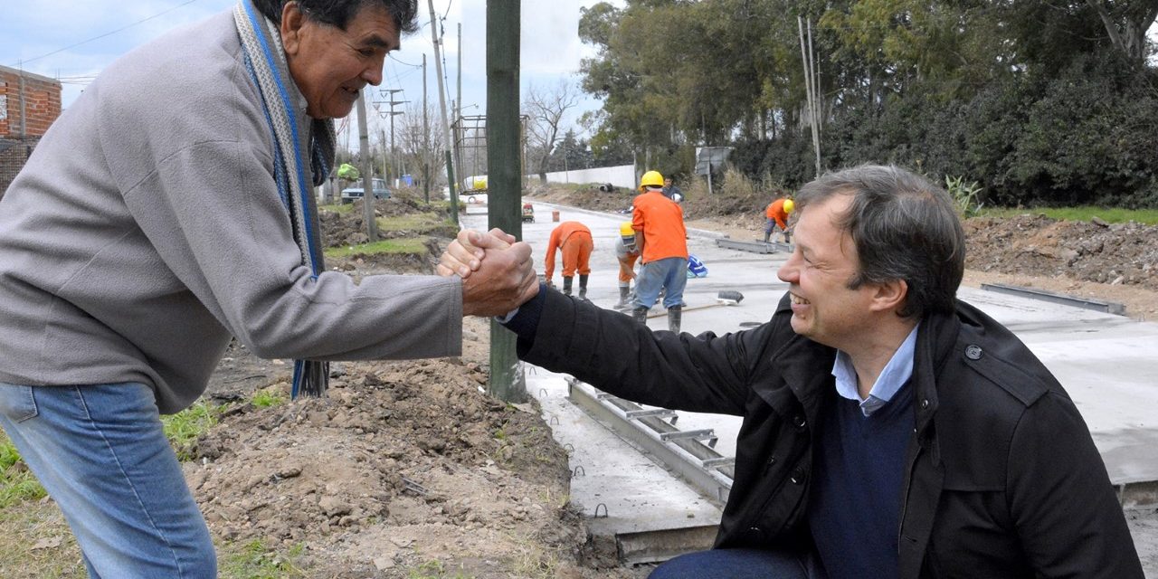 CASCALLARES RECORRIO LA OBRA DE LA AVDA. ESPORA