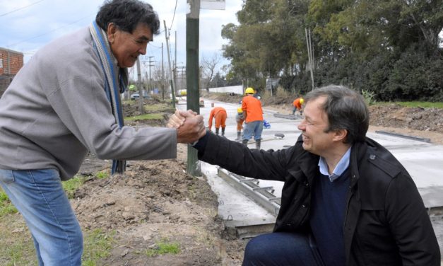 CASCALLARES RECORRIO LA OBRA DE LA AVDA. ESPORA