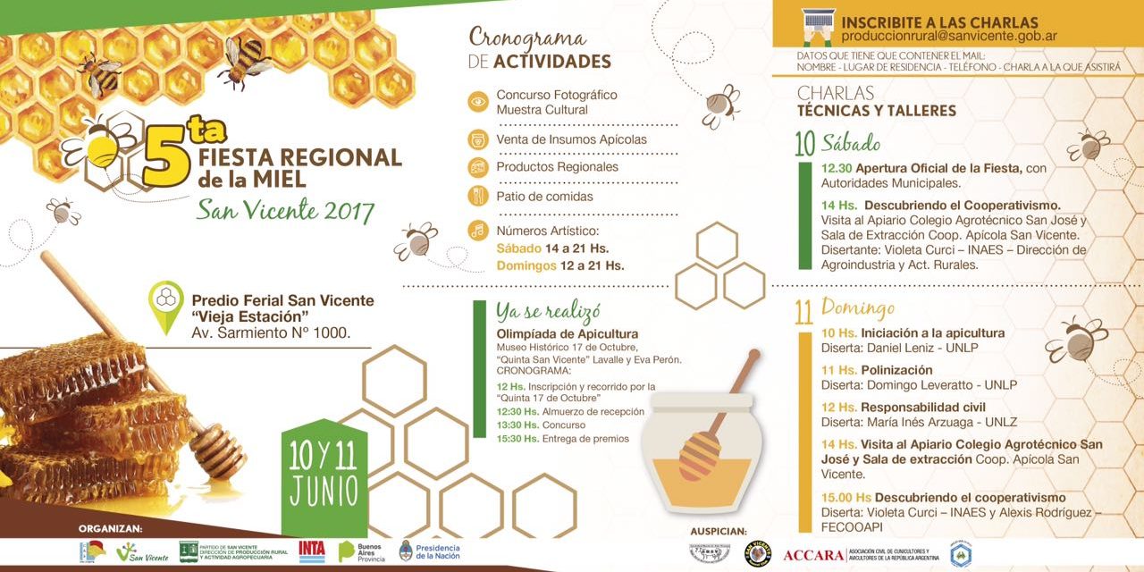 SAN VICENTE ENDULZA EL FINDE CON LA FIESTA DE LA MIEL