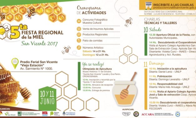 SAN VICENTE ENDULZA EL FINDE CON LA FIESTA DE LA MIEL
