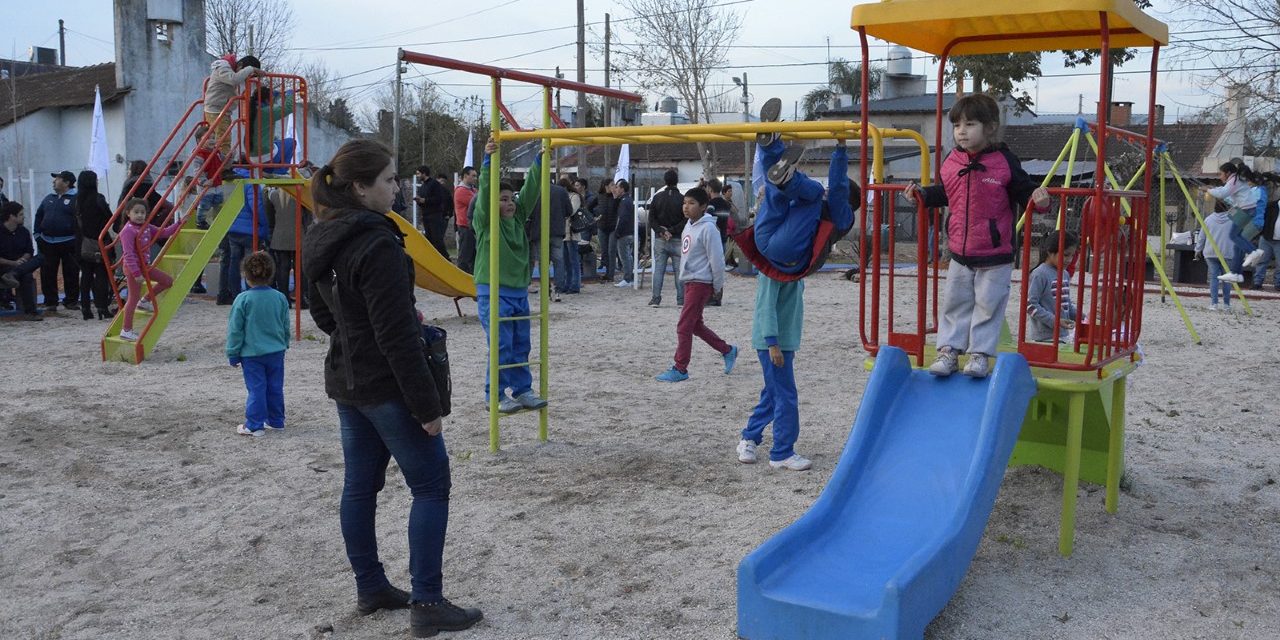 BROWN, EL MUNICIPIO REACONDICIONO LA PLAZA  » LAS FRESIAS» PARA LOS VECINOS