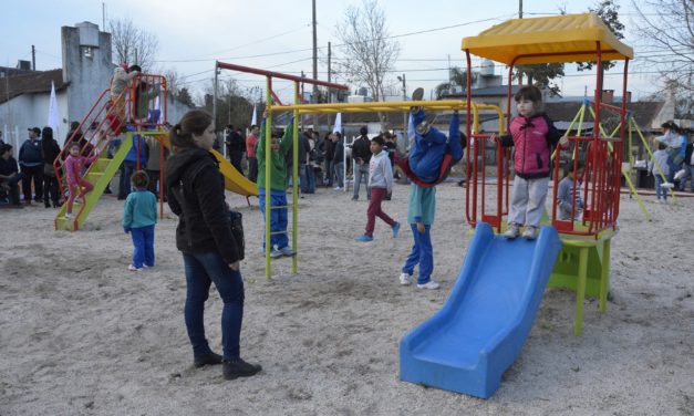 BROWN, EL MUNICIPIO REACONDICIONO LA PLAZA  » LAS FRESIAS» PARA LOS VECINOS