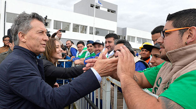 MACRI EN LA REGION, INAUGURO OBRAS EN LANUS Y LOMAS DE ZAMORA