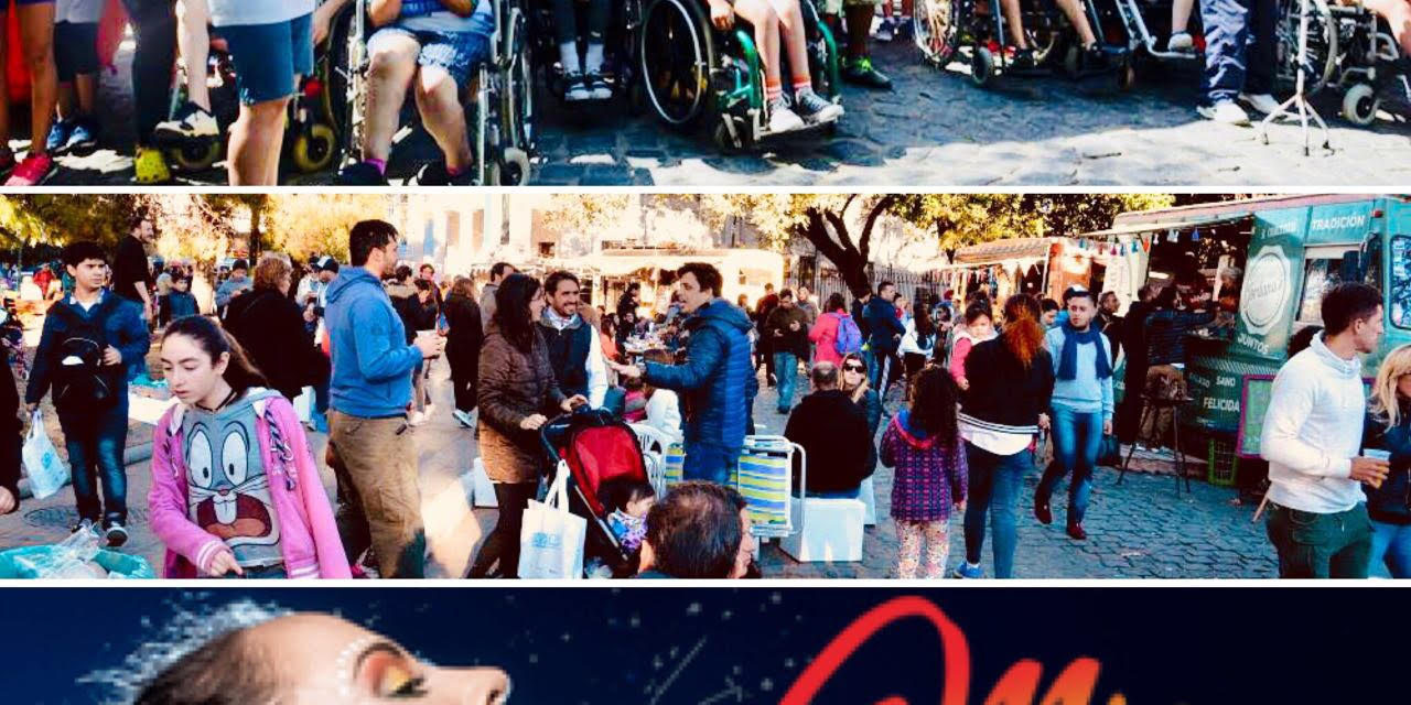 BROWN, CARRERA, FOOD TRUKCS Y MISS BOLIVIA PARA CELEBRAR EL DIA DE LA DISCAPACIDAD