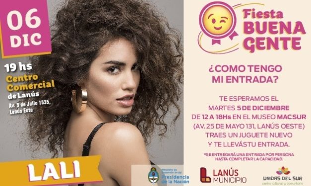 LALI ESPÓSITO A BENEFICIO EN LANUS ESTE