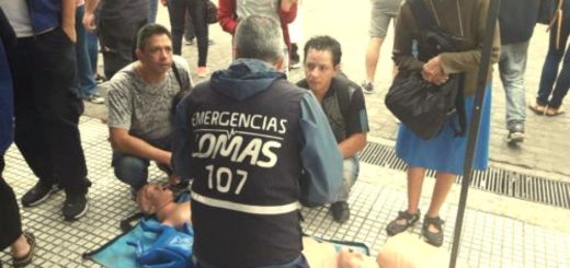 LOMAS CENTRO, CURSOS DE RCP EN LA VIA PUBLICA