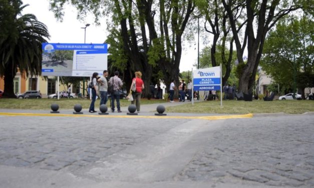 BROWN, EL MUNICIPIO PONE EN VALOR LAS CALLES EMPEDRADAS DEL DISTRITO