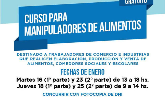 BROWN ;CURSOS GRATUITOS DIRIGIDOS A MANIPULADORES DE ALIMENTOS