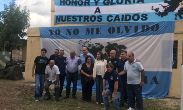 VIDAL y MOLINA VISITARON EL NUEVO CENTRO DE VETERANOS DE QUILMES