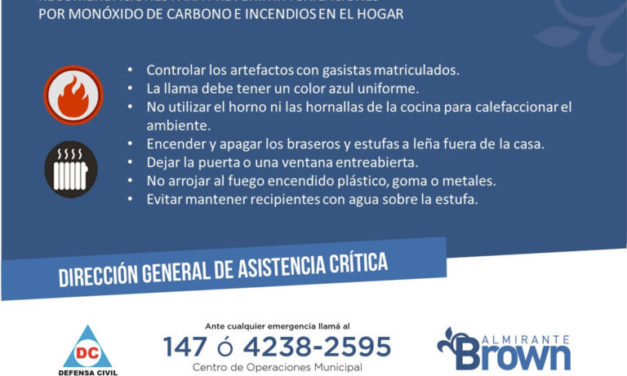 MONOXIDO DE CARBONO, RECOMENDACIONES PARA PREVENIR INTOXICACIONES