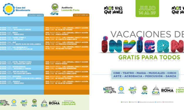 VACACIONES DE INVIERNO EN AVELLANEDA