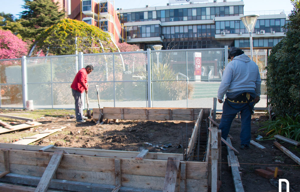 LANUS, CONTINUA LA REMODELACION DEL EDIFICIO MUNICIPAL