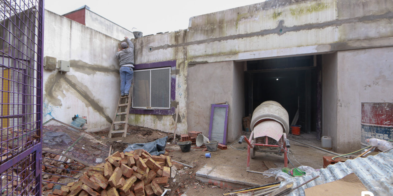 OBRAS DE REMODELACION EN «LA CASITA DE CHINGOLO»
