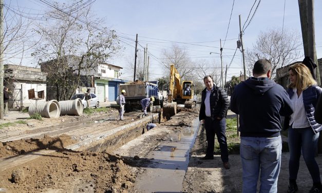 CASACALLARES RECORRIO LA OBRA HIDRAULICA DE MTRO RIVADAVIA