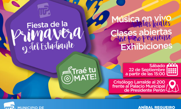 PTE PERON PREPARA SU FESTEJO DE PRIMAVERA CON CONVOCATORIA A ARTISTAS LOCALES