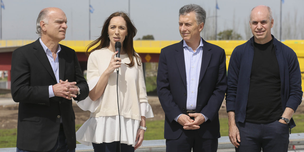 MACRI, VIDAL Y GRINDETTI IN AUGURARON EL PUENTE OPIMPICO RIBERA SUR
