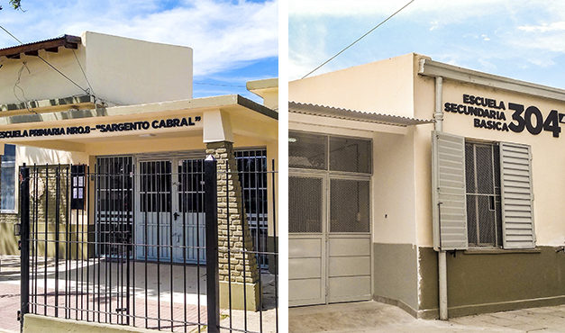EL MUNICIPIO DE PTE PERON INAUGURA OBRAS EN ESCUELAS