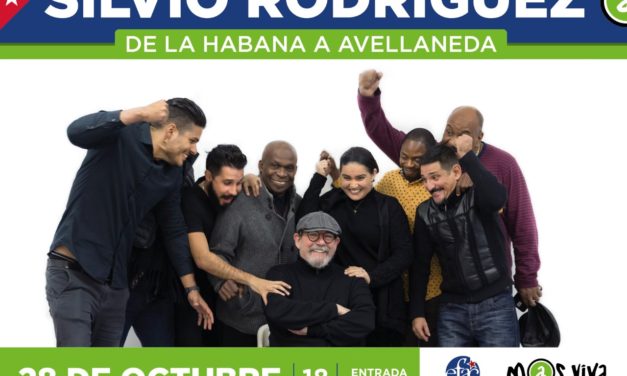 EL CUBANO SILVIO RODRIGUEZ DARA UN SHOW GRATUITO EN AVELLANEDA