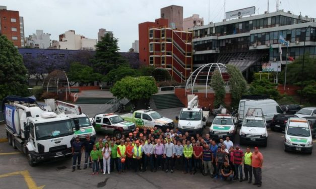 LANUS, RECNOCIMIENTO DEL INTENDENTE AL TRABAJO MUNICIPAL DURANTE EL TEMPORAL