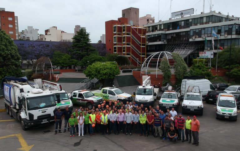 LANUS, RECNOCIMIENTO DEL INTENDENTE AL TRABAJO MUNICIPAL DURANTE EL TEMPORAL