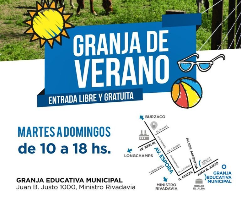 LA GRANJA MUNICIPAL DE BROWN, OTRA OPCION PARA EL VERANO