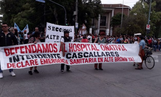 RECLAMO POR EL HOSPITAL OÑATIVIA, EL MUNICIPIO YA DECLARO LA EMERGENCIA SANITARIA Y TRABAJA EN LA RECONSTRUCCION DE LOS SERVICIOS