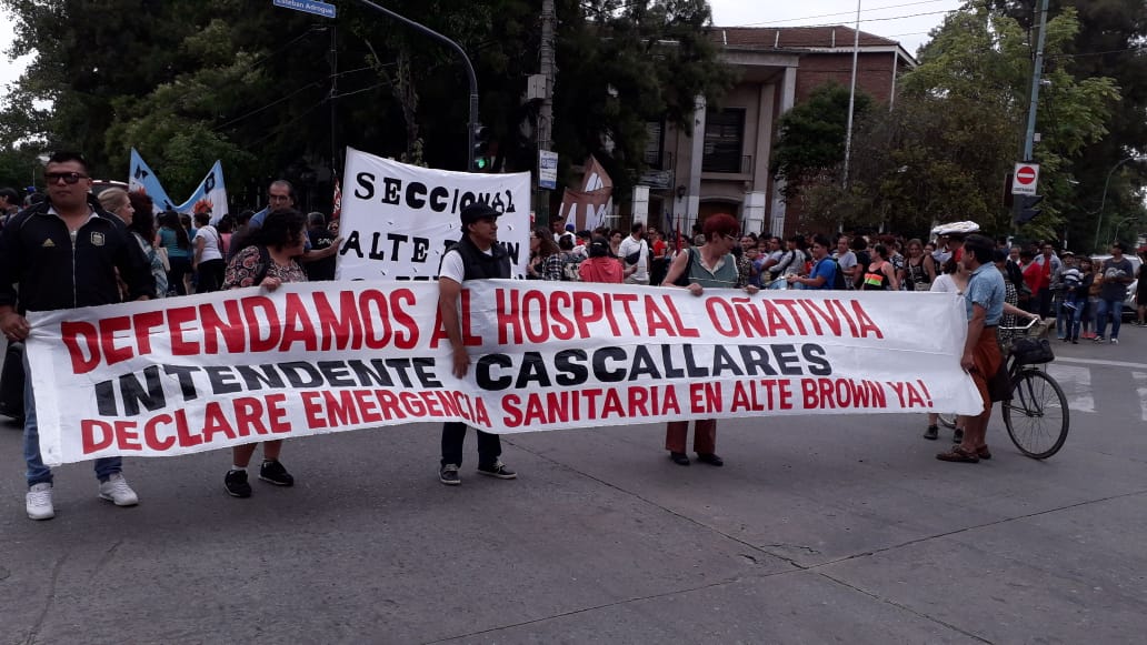 RECLAMO POR EL HOSPITAL OÑATIVIA, EL MUNICIPIO YA DECLARO LA EMERGENCIA SANITARIA Y TRABAJA EN LA RECONSTRUCCION DE LOS SERVICIOS