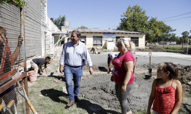 ALTE. BROWN. EL MUNICIPIO CONSTRUYE AULAS Y REALIZA MEJORAS EN ESCUELAS