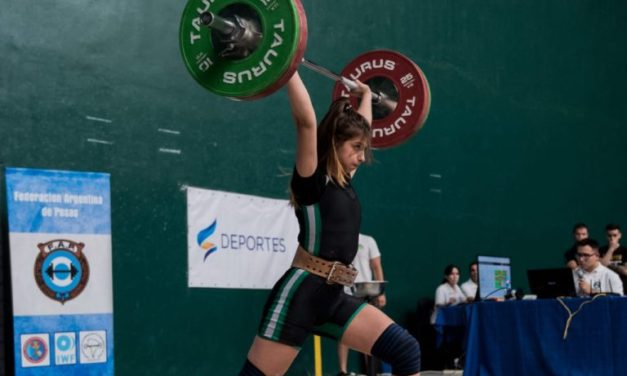 CAMPEONATO MUNDIAL DE LEVANTAMIENTO DE PESAS, RECORD PARA DEPORTISTA ECHEVERRIANA