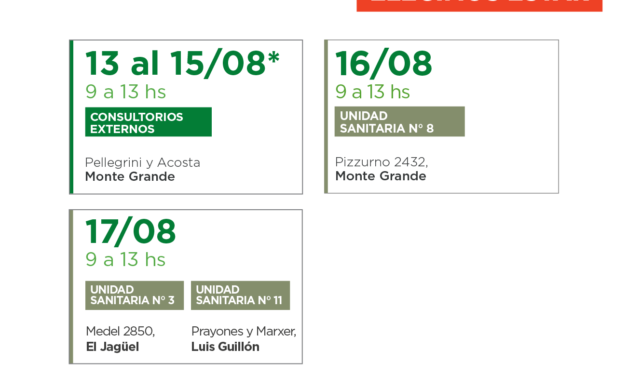 CONTROLES DE SALUD EN MONTE GRANDE