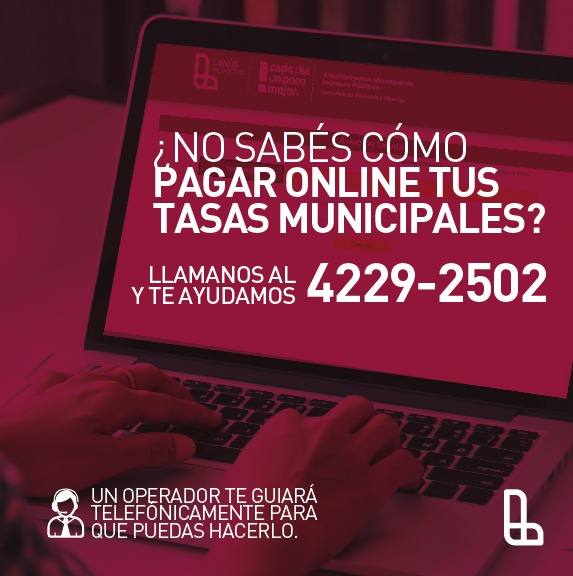 EN LANUS LOS VECINOS ESTAN OPTANDO POR PAGAR SUS TASAS ON LINE