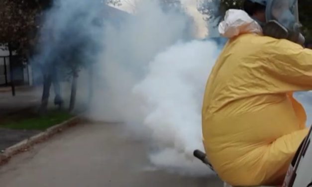 CONTINÚAN  EN LANUS  LOS OPERATIVOS DE FUMIGACIÓN CONTRA EL DENGUE