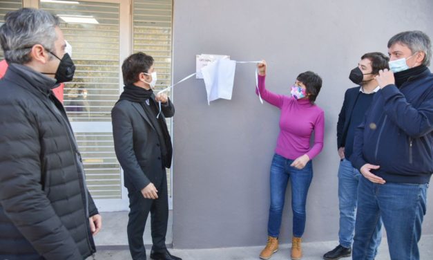 KICILLOF Y MENDOZA INAUGURARON  UN CAPS EN SOLANO
