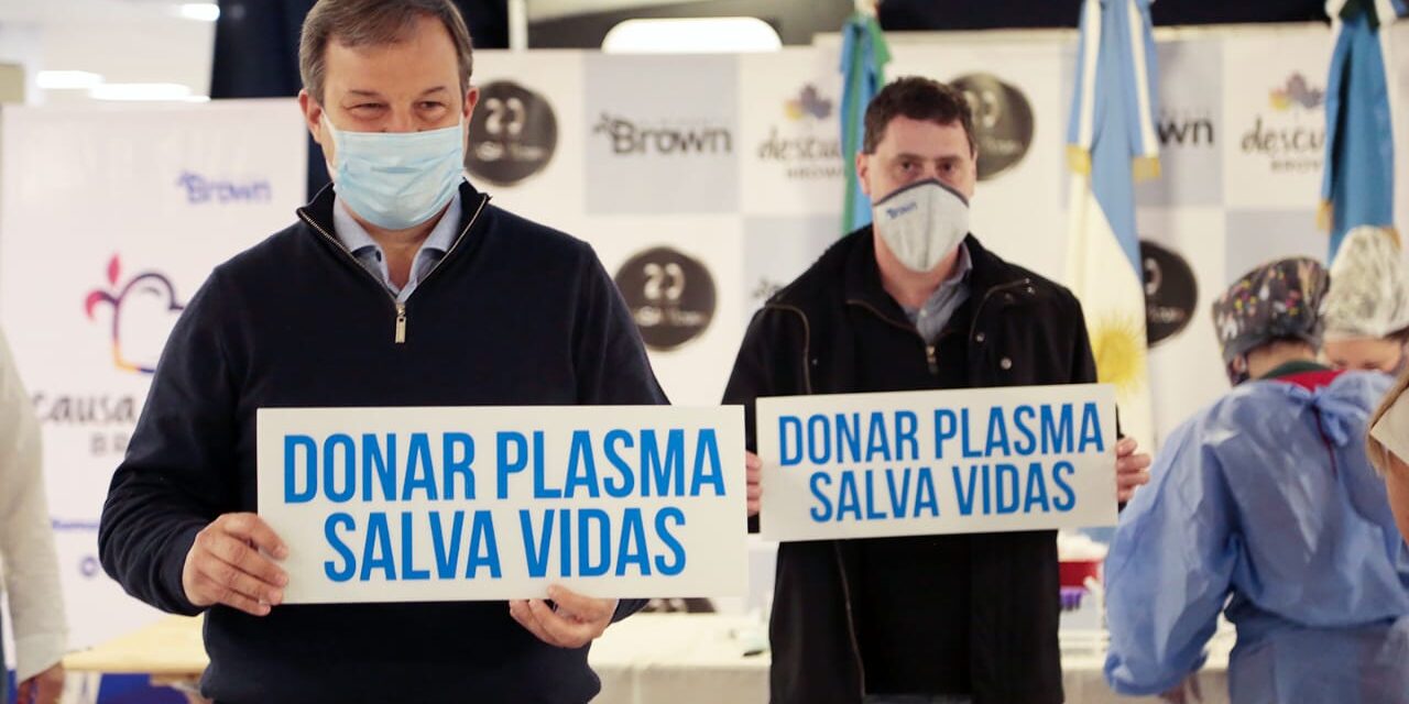 ALTE.BROWN ,EL CUCAIBA DESTACÓ LA LABOR EN MATERIA DE DONACIÓN DE PLASMA